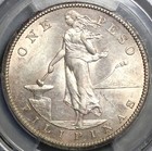 1908-s Pcgs Au 58 Philippines Peso Silver Usa Coin  23032803c 