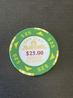  25 Marriott San Juan Puerto Rico Casino Chip Mar-25