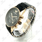 Emporio Armani Ar5905 Men s Stylish Pvd Rose Gold Pleated Chronograph Watch