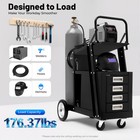 Welding Cart With 4 Drawers For Mig Tig Welder And Plasma Cutter 360   Rolling