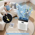 Purificador De Aire Para El Hogar Con Filtro Hepa Y Monitor De Calidad Del Aire