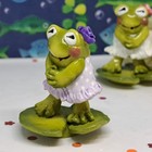 Wee Forest Folk F-7 Flirty Frog  lavender 