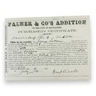 1857 Palmer   Co s Addition Milwaukee Wisconsin Early Property Deed Lot Of 5