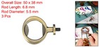 3pcs Bottle Opener 50mm Zinc Alloy Screw Beer Opener Glazed Bronze