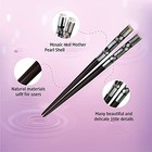 Wooden Hair Chopsticks  The Head Of Top Inlay With Mother Of Pearl By Style 2