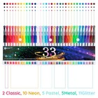 Gel Pens  33 Color Gel Pen Fine Point Colored Pen Set With 40  More Ink For A   