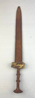 Rare Ancient Chinese Iron Sword Jade Dragon Guard Antique China Dug War
