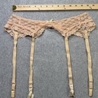 Vintage Simone Lace Garter Belt Style 44 Nude Usa Made Medium