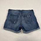 Banana Republic Shorts Women s Size  32  Denim Roll-up Mid Waist Distressed