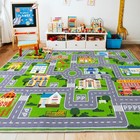 Plumlik 6 x9  Car Rug Play Mat For Kids  Road Traffic For Kids Room