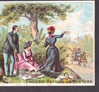 Ny Brewery H Clausen Beer Brewing Phoenix Bottling Bottle Victorian Trade Card