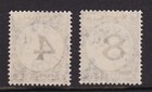 St Lucia 1947 4d And 8d Postage Dues Lightly Hinged Mint