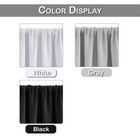 Short Curtains Blackout Small Tier Window Curtain Bedroom Kitchen Home Drape