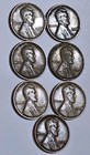 13230394208 Set Of 8 Wheat Pennies Lincoln Cent Coins 1930-1939 Plain 86  Yz Old