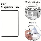 Full Page Magnifier Reading Glass Lens Large Sheet Magnifying Aid Tool