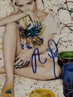 Miley Cyrus Sexy Flowers Signed Auto 8x10 Photo Beckett Bas Coa