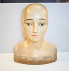 Vintage Commissioned Boy s Mannequin Bust By Seffen s   Cortes Signed Rare 11 