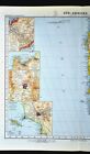 1911 Stieler Map Argentina Chile Falkland Isles Santiago Lima Peru South America