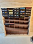 100 Atari 2600 Game Cartridge Storage Rack   New Napa Valley Style Wood Holder
