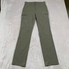 Eddie Bauer First Ascent Guide Pro Pants Womens 8t Green Hiking Outdoor Cargo