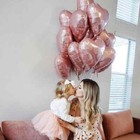 10 Pcs 18  Love Heart Light Pink Foil Helium Balloons For Wedding Birthday Parti