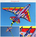 New Outdoor Fun Sports Battleplane Kite Single Line With Handle Good Flying 