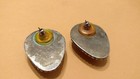 Antique Silver Earings With White Stone Vintage Antique Native American Pretty