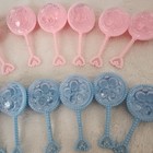 38pc Lot Baby Boy girl Plastic Cake Baby Shower Decor Gender Reveal Party Favors