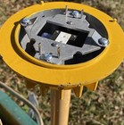 Tall Airport Runway Light W o Globe - Aviation Vintage Taxiway Lamp