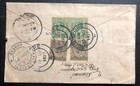 1927 Singapore Straits Settlements Commercial Cover To Kalluppatti India