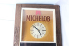 Vintage 1979 Michelob Anheuser Busch Inc  Beer Sign Clock 33 5  X 14 