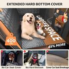 Dog Car Seat Cover For Back Hard Bottom Extender For Dogs - Supports 400lbs Pet