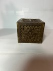 Antique Vtg 1897 Cast Iron Toy Coin Bank Safe     J    E  Stevens  no Key 