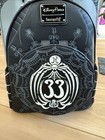 Loungefly Disney Haunted Mansion Club 33 Backpack Glow In The Dark  W  Gift Bag