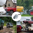 Heavy Duty Hand Winch 800 Lbs With 32 Ft Steel Wire Rope  Hand Crank Strap Ge   