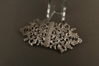 Antique Persian Islamic Silver Belt Buckle Pierced Openwork