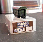 Z Scale  Marklin Mini-club 3-axle Passenger Car-  8707 - Pre-owned  mhs 