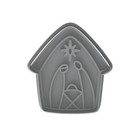 Nativity Scene Cookie Cutter   Stamp 4x3 6  For Baking Fondant Clay Embosser