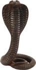 Egyptian Cobra Replica Statue     Carved Black Basalt Stone  Museum Style