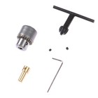 1 Set Mini Drill Chuck Micro 0 3-4mm Taper Mounted Drill Chuck And Wrench
