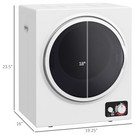 Homcom Portable Clothes Dryer 120v 850w Compact Laundry Dryer For Apartment