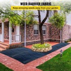6 5x300ft Woven Weed Barrier Landscape Fabric 3oz Pp Weed Ground Cover