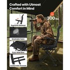 Uimoso 360   Rotating Hunting Chair With Armrests  Foldable Design   Stable Feet
