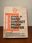 Vintage Star-d 35mm Film Rapid Contact Proof Printer 8x10