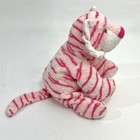 Ty Pluffies Growlers Tiger Pink Stripe 9    Plush Stuffed Animal Sewn Eyes 2006