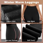 Women Winter Warm Fleece Lined Leggings Thick Cashmere Thermal Pants Full Length