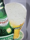Vintage Heineken Beer Bottle Metal Sign 30 Inches