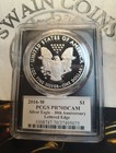 2016 W American Silver Eagle Pr70 Lettered Edge  Cleveland And Balan E-145-50