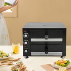Commercial Electric Double Layers Countertop Pizza Oven Indoor Oven Pizza Cooker