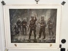 Limited Edition Us Marine Corps Poster  crossing The Line Of Departure  25x31   